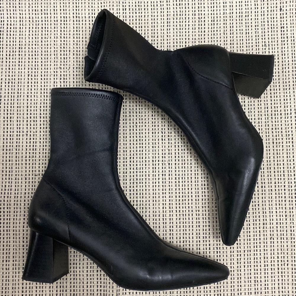 & OTHER STORIES LEATHER SOCK BOOTS